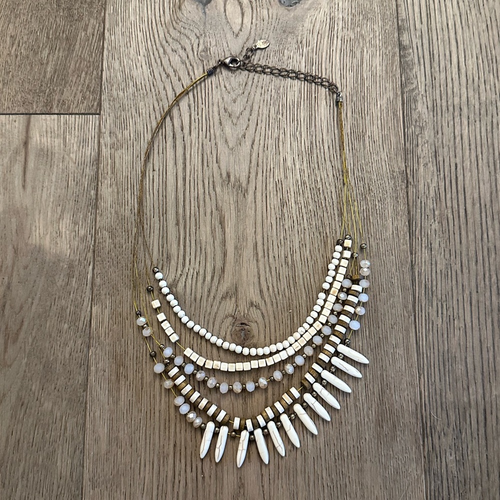 Gold and Brown Necklace